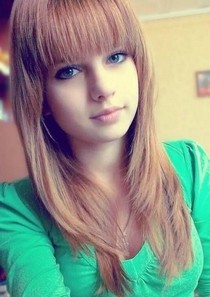 Redhead scoolgirl is a