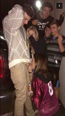 Blonde teen babysitter